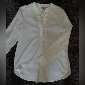 HM White Long Sleeve Blouse